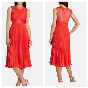 BCBG MAXAZRIA Abbie Pleated A-line Dress NEW WITH TAGS - SIZE 8